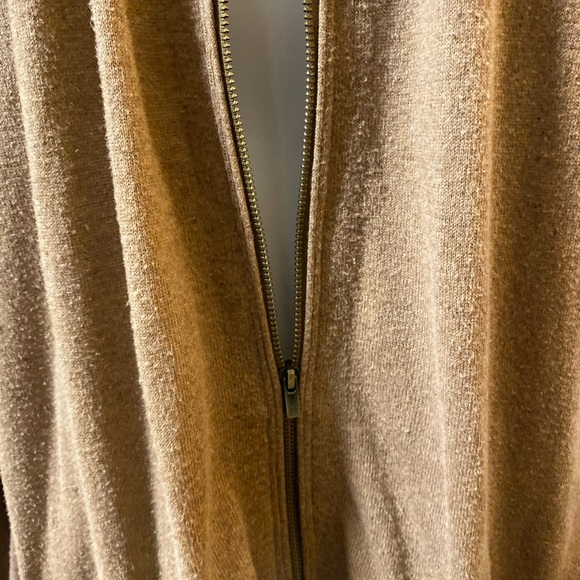 Lane Bryant 22/24 long sleeve zip cardigan tan - Picture 3 of 5